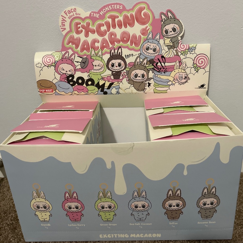 LYCHEE BERRY Labubu from Monsters series Exciting Macaron